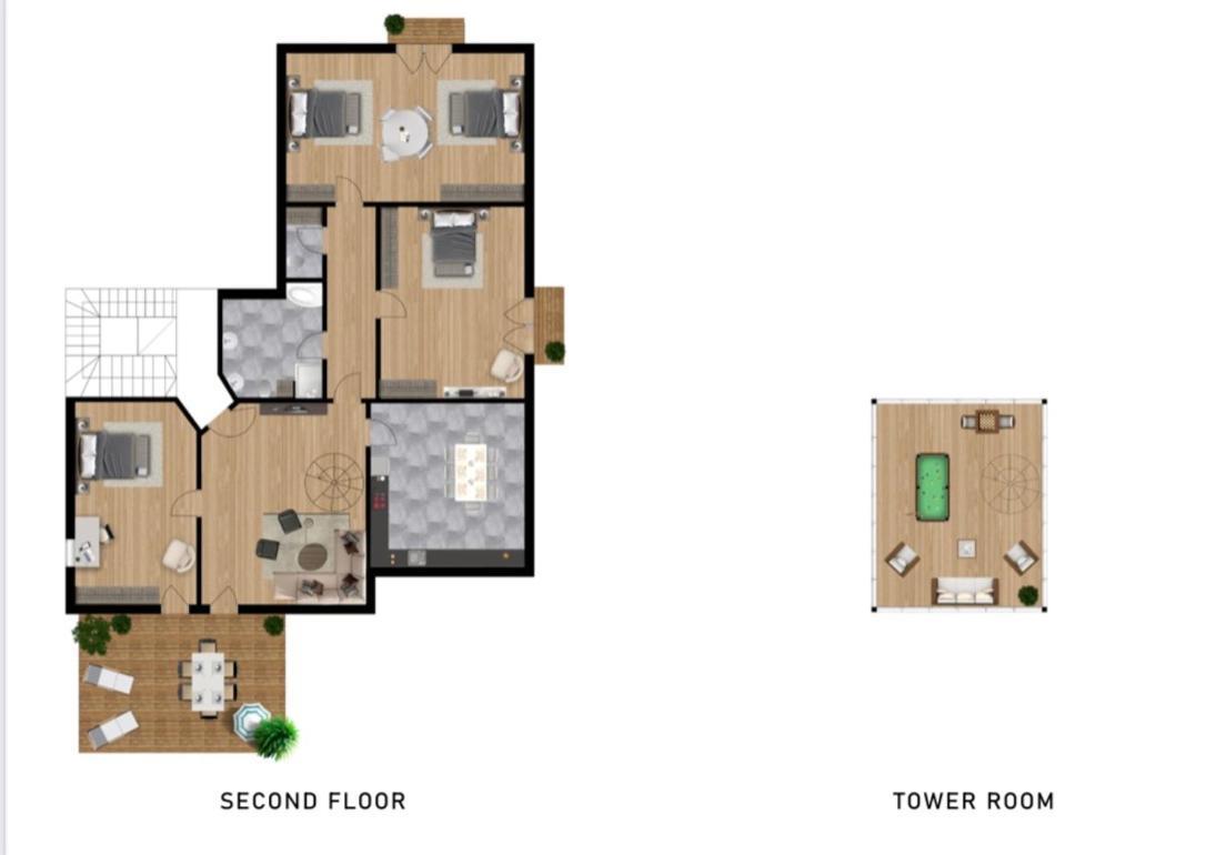3 Bedroom Private Floor In Luxury Mansion Budapest Exterior photo